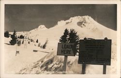 Timberline Ski Lift on Mt. Hood Oregon Postcard Postcard Postcard