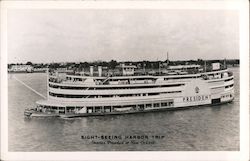 Sight-Seeing Harbor Trip, Steamer President New Orleans, LA Postcard Postcard Postcard