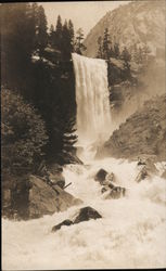 Waterfall Yosemite National Park, CA Postcard Postcard Postcard