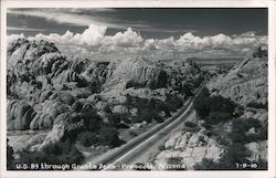 U.S. 80 Through Granite Dells Prescott, AZ Postcard Postcard Postcard