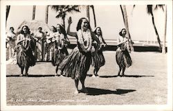 Hula Dancers Hawaiian Islands Postcard Postcard Postcard