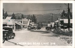 Winter Big Bear Lake, CA Postcard Postcard Postcard