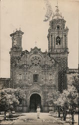 Templo de San Francisco Acatepec Postcard