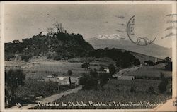 Great Pyramid of Cholula, Mt. Iztaccihuatl Cholula de Rivadabia, Mexico Postcard Postcard Postcard