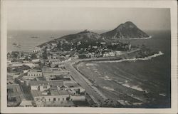 Aerial View of a Mexican Beach Mexico Postcard Postcard Postcard