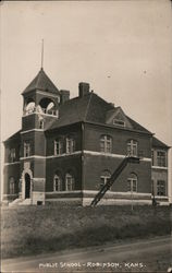 Public School Robinson, KS Postcard Postcard Postcard