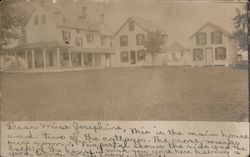 Main House and Two Cottages Postcard