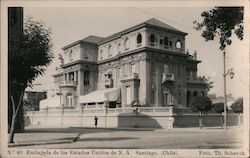 Embajada de los Estados Unidos de North America Santiago, Chile Th. Scherck Postcard Postcard Postcard