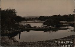 Mersey River Postcard