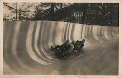 Bobsled Run Switzerland Postcard Postcard Postcard