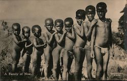 South African boys Postcard