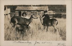 Real Photo, Mattawamkeag, ME 1907 Postcard