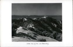 Winter View of the Lick Observatory, Mount Hamilton Postcard