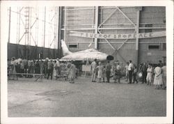 Inside Edwards Air Force Base Hanger Postcard