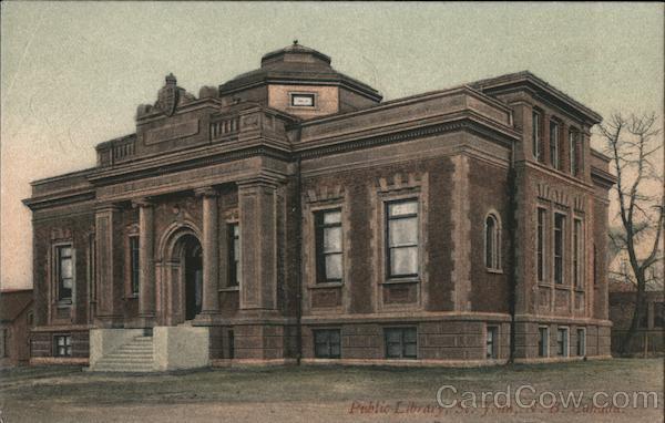 Public Library St John NB Canada New Brunswick Postcard   Card00192 Fr 