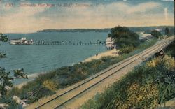 Seabreeze Pier from the Bluff Rochester, NY Postcard Postcard Postcard