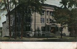 Schenectady High School New York Postcard Postcard Postcard