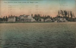 Paul Smith's Hotel from Lower St. Regis Lake Postcard