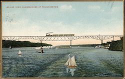 Bridge Over Hudson River at Poughkeepsie, NY Postcard Postcard Postcard