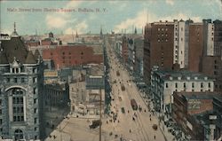 Main Street from Shelton Square Postcard