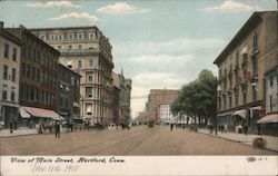 View of Main Street Hartford, CT Postcard Postcard Postcard