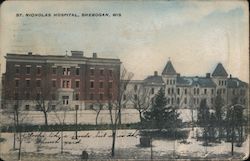 St. Nicholas Hospital Sheboygan, WI Postcard Postcard Postcard