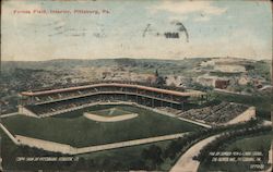 Forbes Field, Interior Pittsburgh, PA Postcard Postcard Postcard