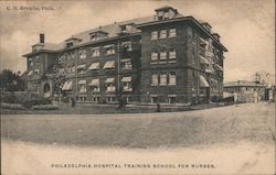 Philadelphia Hospital Training School for Nurses Postcard