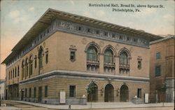 Horticultural Hall, Broad St. Postcard