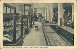 The Silver, Jewelry and Gem Corner - Gimbel Brothers Philadelphia, PA Postcard Postcard Postcard