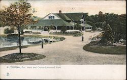 Walk and Casino-Lakemont Park Altoona, PA Postcard Postcard Postcard