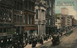 Fifth Avenue Arcade and Exchange National Bank, Fifth Avenue Postcard