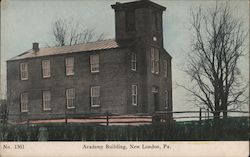 Academy Building New London, PA Postcard Postcard Postcard