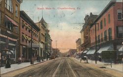 North Main St. Postcard