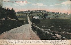 Rural Scene Bethany, PA Postcard Postcard Postcard