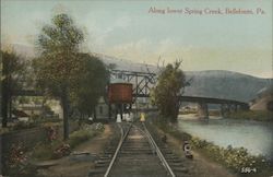 Along Lower Spring Creek Postcard