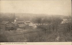 A Scene in Royersford Postcard