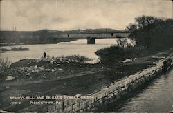 Schuylkill and De Kalb Street Bridge Postcard