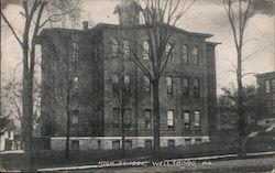 High School Wellsboro, PA Postcard Postcard Postcard