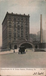 Pennsylvania R.R. Union Station Postcard