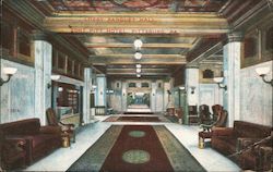 Lobby Banquet Hall, Fort Pitt Hotel Postcard