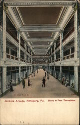 Jenkins Arcade, Libert to Penn. Thoroughfare Pittsburgh, PA Postcard Postcard Postcard