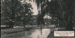 Hershey Park Rustic Bridge, Hershey Chocolate Co. Pennsylvania Postcard Postcard Postcard