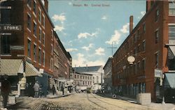 Central Street Bangor, ME Postcard Postcard Postcard