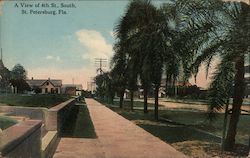 A View of 4th St., South Postcard