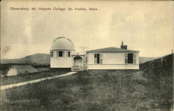 Observatory , Mt. Holyoke College South Hadley, MA Postcard Postcard