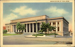 Union Station St. Paul, MN Postcard Postcard