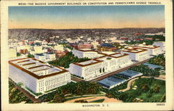 The Massive Government Buildings Washington, DC Washington DC Postcard Postcard