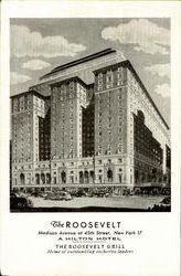 The Roosevelt, Madison Avenue 45th Street New York City, NY Postcard Postcard