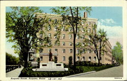 Augusta House Maine Postcard Postcard